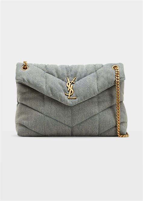 grey ysl bag|More.